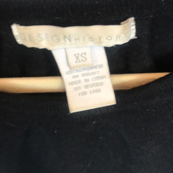 Design History black cashmere tunic size xs - Picture 2 of 7